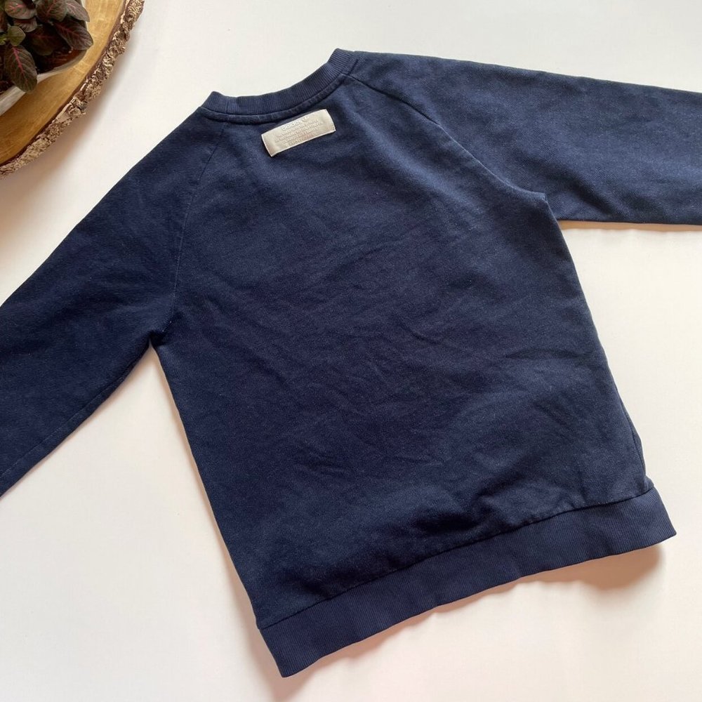 Adidas Navy Blue Crewneck Sweatshirt | 11/12 - Picture 4 of 6